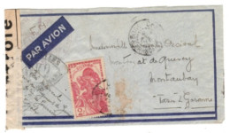 French Guinea - March 7, 1942 Conakry Censored Cover To France - Lettres & Documents