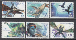2023 New Zealand Avatar Films Cinema Movies Complete Set Of 6 MNH @ BELOW FACE VALUE - Unused Stamps