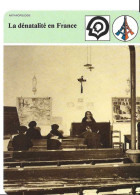 Fiche Illustrée LA DENATALITE EN FRANCE Par Edito-Service 1980 -texte En Verso -anthropologie - Histoire