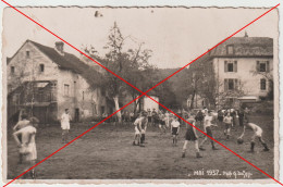 7029 GLAY - MAI 1937 PHOTO DUFAY - Partie De Foot Football Ou Basket Ball Entre Scout Scoutisme  Jardin De L'institut - Altri & Non Classificati