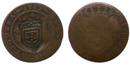 1/2 Macuta ND (1837) Angola - Countermark - Angola