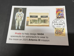 9-10-2023 (3 U 42) PRADA To Help Design Spacesuits To Wear For NASA Astraunauts For 2025 ARTMIS III Mission - Oceania