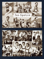 Inn-Spatzen. Quatuor De Musiens Et Danseuse En Costumes Traditionnels. Lot De 2 Cartes De Karl Haidinger, Zell Am See. - Zell Am See