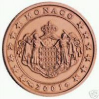 Monaco 2001 : 2 Cent (venant D'un Starterkit) - Monaco