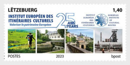 Luxembourg 2023 The European Institute Of Culture Routes Stamp 1v MNH - Ungebraucht