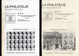 La Philatélie Florennoise Du N°1 Au N°21 Série Complète Reliée En Deux Volumes E76 - Français (àpd. 1941)