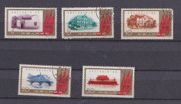 Chine 1961 La Série Complète Anniversaire De La Fondation Du Parti Communiste Chinois , 5 Timbres  - Used Stamps
