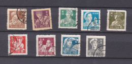 Chine 1956/1957, La Serie Complete Les Métiers En Chine , 9 Timbres N° 297 – 305. - Gebraucht