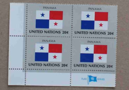 Ny81-01 : Nations-Unies (N-Y) - Drapeaux Des Etats Membres De L'ONU (II) , Panama Avec Une Vignette "FLAG SERIES" - Neufs