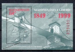 Hongrie - Hungary 1999 Yvert BF 253, 150th Anniv. Of Chain Bridge - MNH - Nuevos