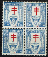236 Bloc 4  **  LV 1  Croix Déplacée Vers Le Bas - 1901-1930