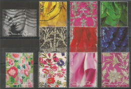 USA 2017 Oscar De La Renta - Fashion Designer SC.# 5173A/K Cpl 11v Set 10/11 VFU Condition - Colecciones & Lotes