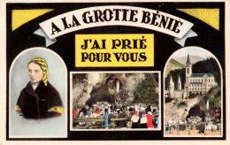 FRANCE - Lourdes - La Grotte Bénie - Colorisé - Animé - Carte Postale Ancienne - Lourdes