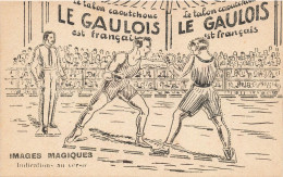 BOXE - SPORT - CARTE COMMERCIALE ANCIENNE (9x14cm) - Ets. BERGOUGNAN CLERMONT-FERRAND - TRES BON ETAT - Boxe