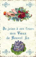 FÊTES ET VOEUX - Nouvel An - Un Bouquet De Fleur - Colorisé - Carte Postale Ancienne - New Year