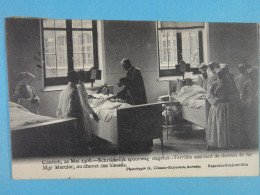 Catastrophe De Contich 22 Mai 1908 Mgr Mercier, Au Chevet Des Blessés - Kontich