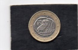 PIECE DE 1 EURO GRECE 2002 S - Griechenland