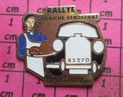 513D Pin's Pins / Beau Et Rare / AUTOMOBILES / RALLYE DE LA CORNICHE VENDEENNE - Rallye