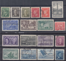 Action !! SALE !! 50 % OFF !! ⁕ CANADA 1949 - 1952 ⁕ Small Collection / Lot ( 1$ Fisherman ) ⁕ 18v Used - Collections