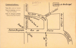 BELGIQUE - Bruxelles - Plan - Château De Neckersgat - Carte Postale Ancienne - Otros & Sin Clasificación