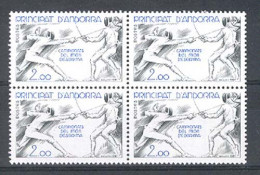 Andorra -Franc 1981 Esgrima Y=296 E=317 (**) Bl - Fencing
