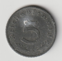 DEUTSCHES REICH 1942 A: 5 Reichspfennig, KM 100 - 5 Reichspfennig