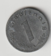 DEUTSCHES REICH 1943 A: 1 Reichspfennig, KM 97 - 1 Reichspfennig