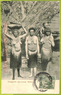 Ae9331 - SINGAPORE -  VINTAGE POSTCARD - Ethnic (New Guinea) - Asia