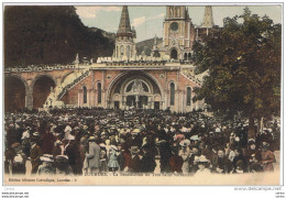 LOURDES:  LA  BENEDICTION  DU  TRES  SAINT  SACREMENT  -  POUR  L' ITALIE  -  FP - Luoghi Santi