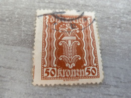 Osterreich - Symbole - Val 50 Kronen - Brun - Oblitéré - Année 1918 - - Steuermarken