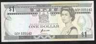 FIDJI FIJI  P89  1  DOLLAR 1993 Signature 2   #D/21       UNC. - Fiji