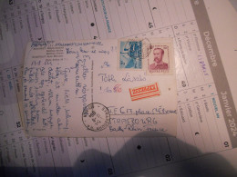 Carte Postale En Express Pour Strasbourg - Briefe U. Dokumente