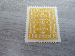 Osterreich - Symbole - Val 80 Kronen - Jaune - Non Oblitéré - Année 1918 - - Fiscaux