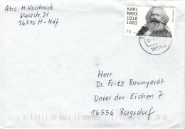 Karl Marx Deutscher Philosoph, Ökonom, Gesellschaftstheoretiker - 16562 Bergfelde - Vgl. Marxismus - Karl Marx