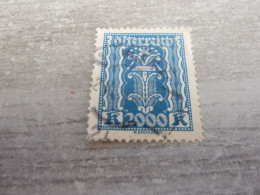 Osterreich - Symbole - Val 2000 K - Bleu - Oblitéré - Année 1918 - - Fiscales