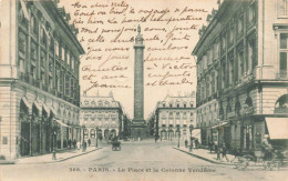 FRANCE - Paris - La Place Et La Colonne Vendôme - Carte Postale Ancienne - Plazas