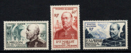 Algérie - YV 304 à 306 N** MNH Luxe Compléte Sante Militaire Cote 19,50 Euros - Used Stamps