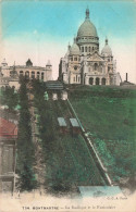 FRANCE - Paris - La Basilique Et Le Funiculaire - Colorisé - Carte Postale Ancienne - Distretto: 18