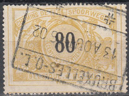 BELGIUM   SCOTT NO Q22  USED  YEAR  1895 - Used
