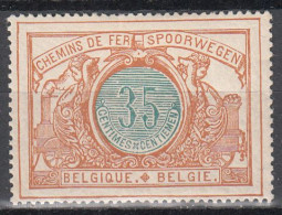 BELGIUM   SCOTT NO Q34  MINT HINGED  YEAR  1902 - Used