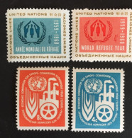 1959 - United Nations UNO UN ONU - World Refugee Year And Symbol Of Work -  Unused - Ongebruikt