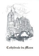 " VITRAIL DE LA CATHEDRALE DU MANS (72) " Sur Encart 1er Jour N°té 4 Pages Sur Soie De 1994 N° 2859 Parfait état FDC ! - Glasses & Stained-Glasses