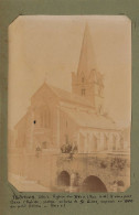 Isômes * 1902 * Un Coin Du Village , Pont & église * Photo Ancienne Format 11.5x8cm - Otros & Sin Clasificación