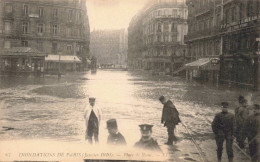 FRANCE - Paris - Place De Rome - Carte Postale Ancienne - Inondations De 1910