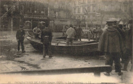FRANCE - Paris - Les Sauveteurs - Carte Postale Ancienne - Paris Flood, 1910