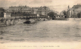 FRANCE - Paris - Le Pont Des Invalides - Carte Postale Ancienne - La Crecida Del Sena De 1910