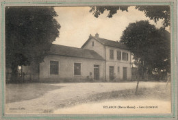 CPA (52) ECLARON - Aspect De La Gare, Côté Extérieur En 1920 - Eclaron Braucourt Sainte Liviere