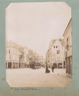 Reims * 1902 * Tram Tramway * Rue De L'étape Et Place Drouet D'erlon * Photo Ancienne Format 10.7x8.4cm - Reims