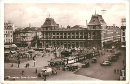 CPA Carte Postale Belgique Bruxelles Gare Du Nord 1935    VM72371 - Schienenverkehr - Bahnhöfe