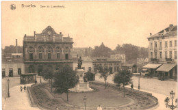 CPA Carte Postale Belgique Bruxelles Gare Du Luxembourg 1930 VM72375 - Spoorwegen, Stations